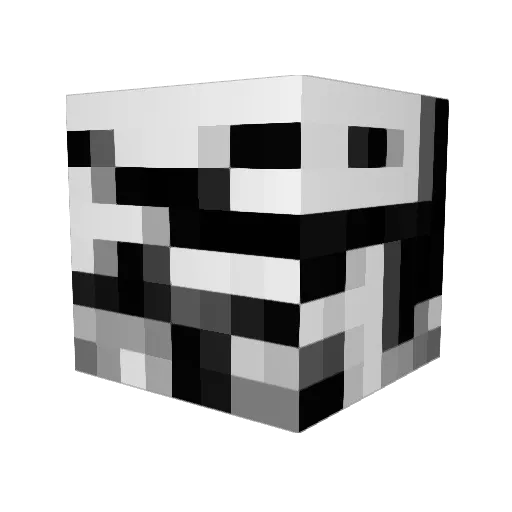 bergbua87 Minecraft avatar head, 3D render