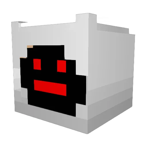 bergl0nd Minecraft avatar head, 3D render
