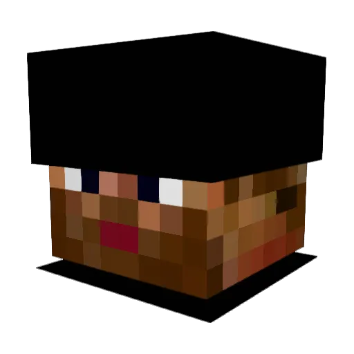 berickson1984 Minecraft avatar head, 3D render