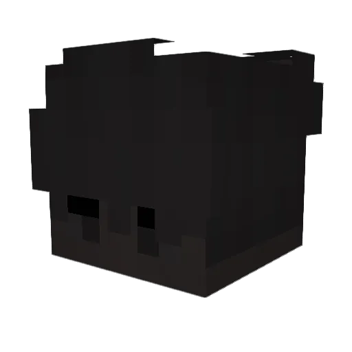 berishaherz Minecraft avatar head, 3D render