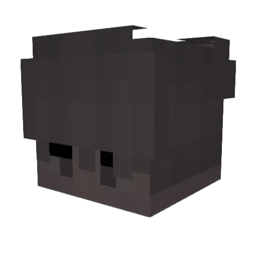 berishalein Minecraft avatar head, 3D render