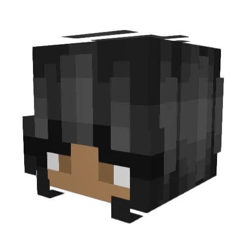 beritsm Minecraft avatar head, 3D render