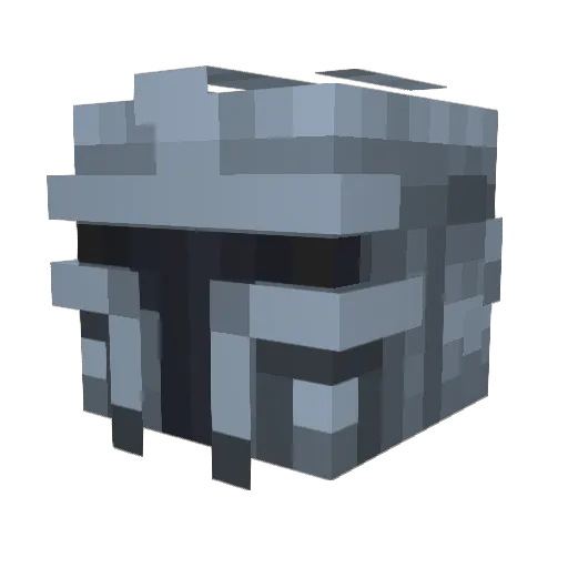 berkanbac Minecraft avatar head, 3D render