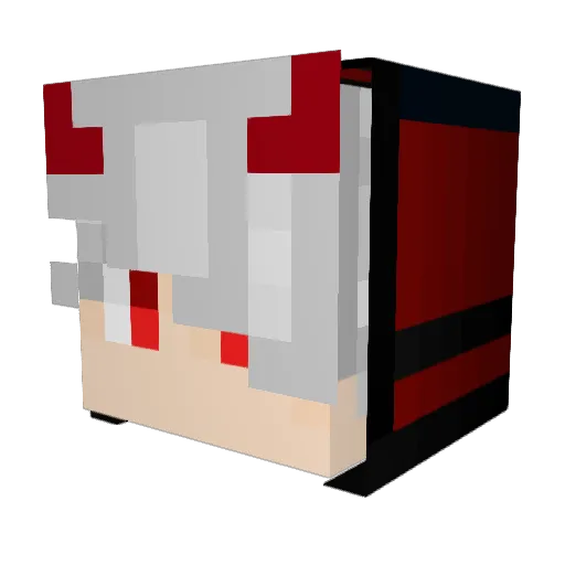 berkko10 Minecraft avatar head, 3D render