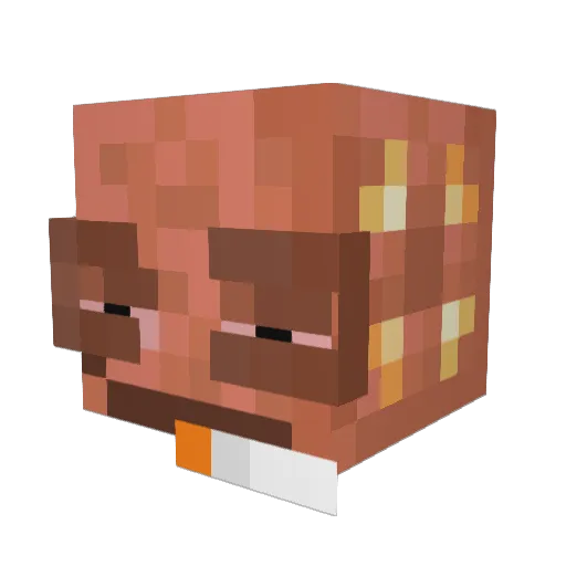 berko0606 Minecraft avatar head, 3D render