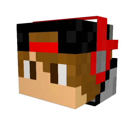 berna2002pt Minecraft avatar head, 3D render
