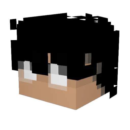 bernardao08 Minecraft avatar head, 3D render
