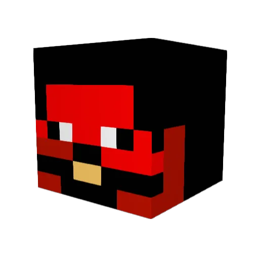 bernardobezerra Minecraft avatar head, 3D render