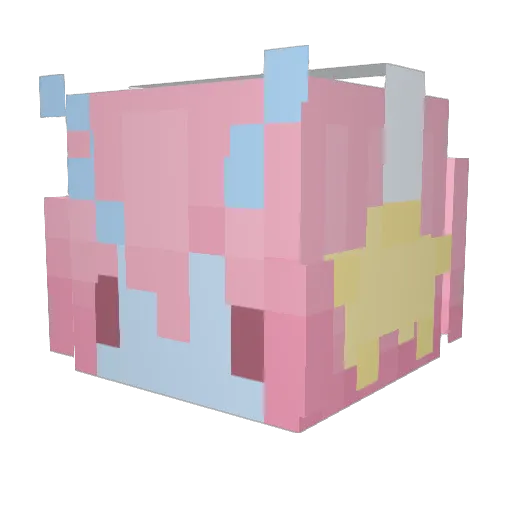 bernardsz Minecraft avatar head, 3D render