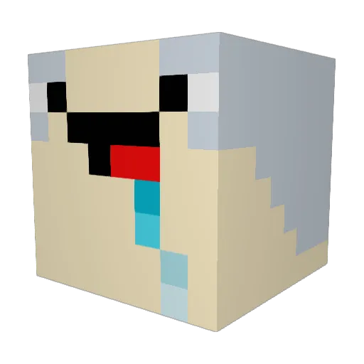 bernatdalmaus818 Minecraft avatar head, 3D render