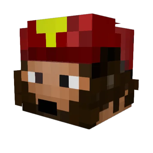 berni2104 Minecraft avatar head, 3D render