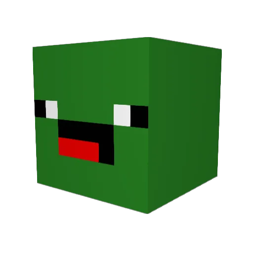 bernsbrendan Minecraft avatar head, 3D render