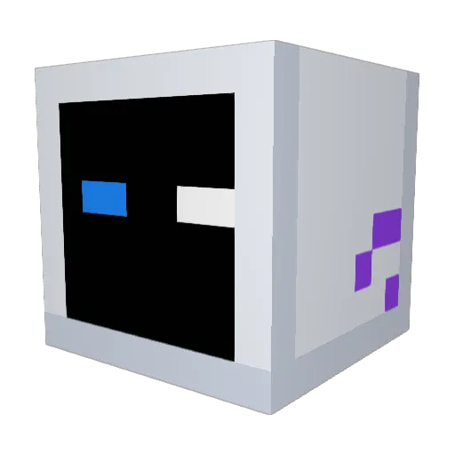 berrrat Minecraft avatar head, 3D render