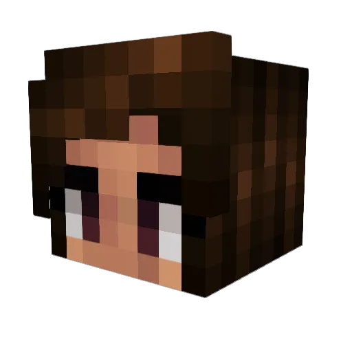 berrycloud42 Minecraft avatar head, 3D render