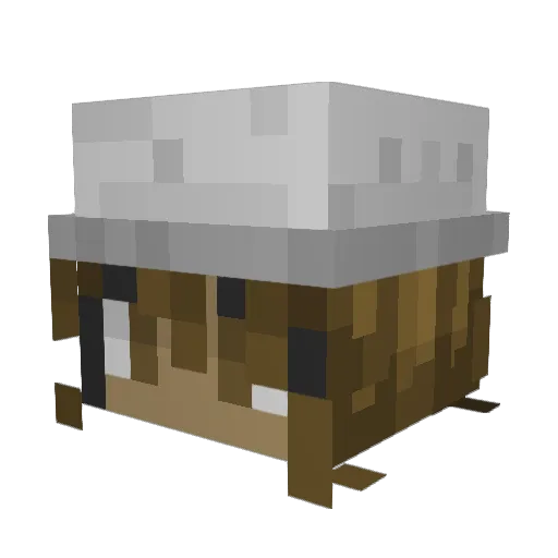 berryisme1 Minecraft avatar head, 3D render