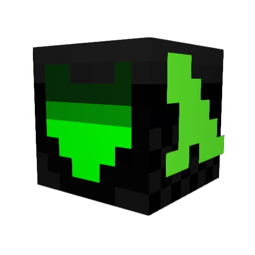 berseeker Minecraft avatar head, 3D render