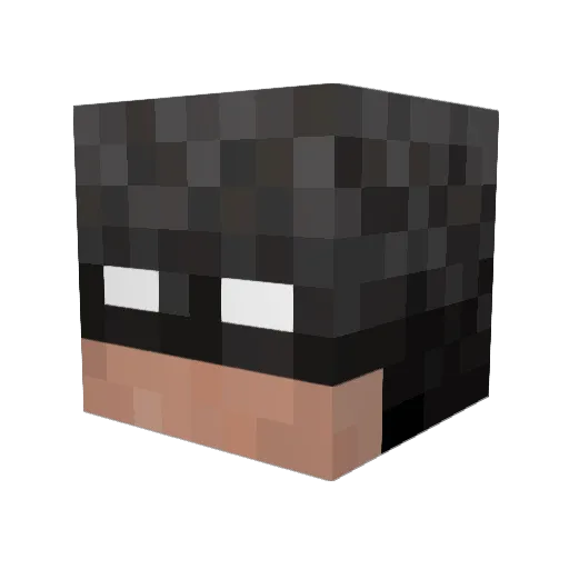 bert1008 Minecraft avatar head, 3D render