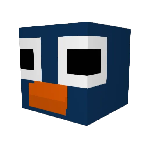 bertaoro Minecraft avatar head, 3D render