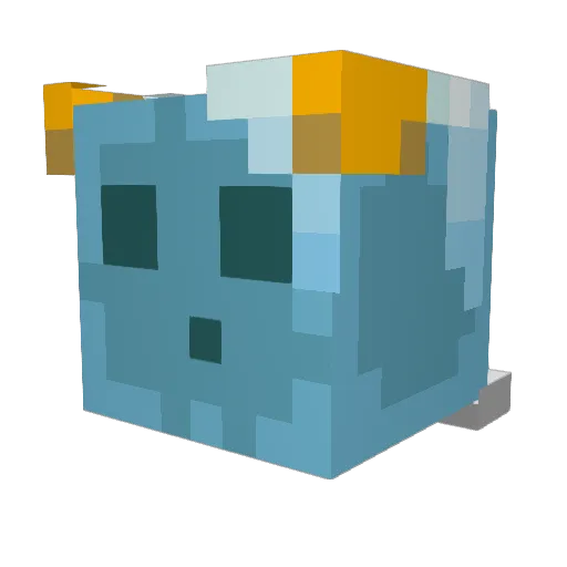 bertikMoSi12 Minecraft avatar head, 3D render