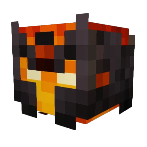 berzzerker Minecraft avatar head, 3D render
