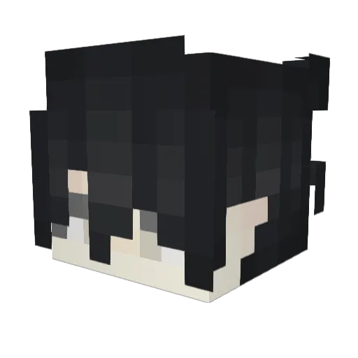 besnsss Minecraft avatar head, 3D render