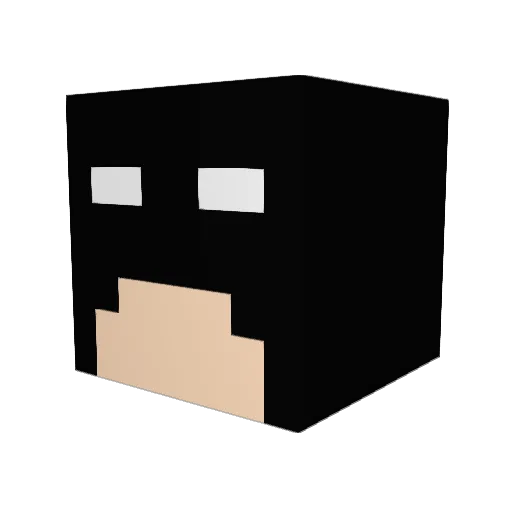besseym Minecraft avatar head, 3D render