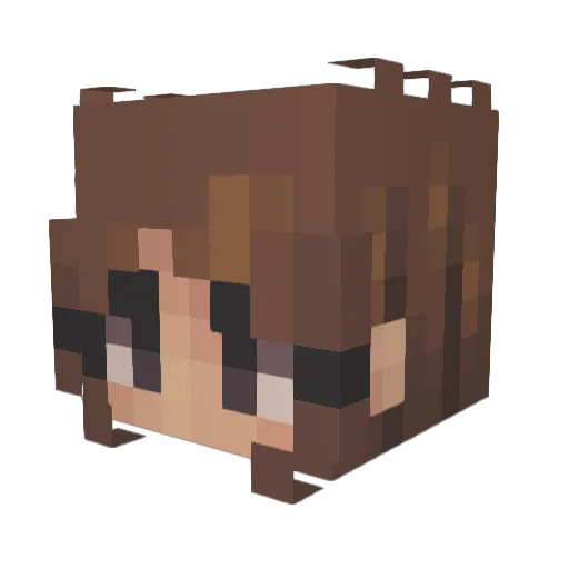 bessyg Minecraft avatar head, 3D render