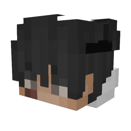 bestOfCyprus Minecraft avatar head, 3D render