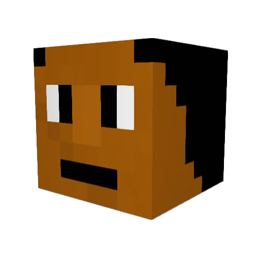 best_EVER_BEAST Minecraft avatar head, 3D render