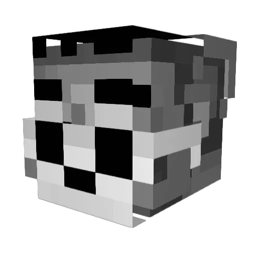 bestagartha Minecraft avatar head, 3D render
