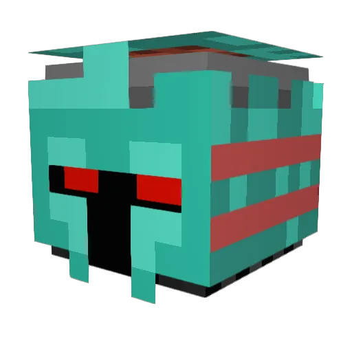 bestcrafter222 Minecraft avatar head, 3D render