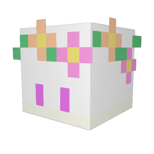 besthara Minecraft avatar head, 3D render