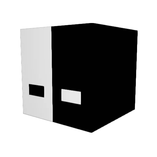 bestiSam Minecraft avatar head, 3D render