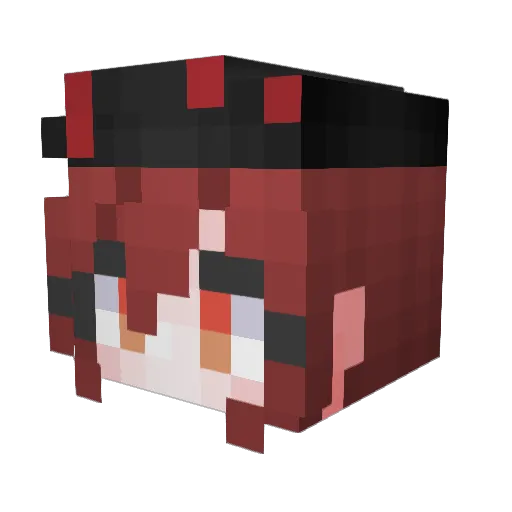bestjoony Minecraft avatar head, 3D render