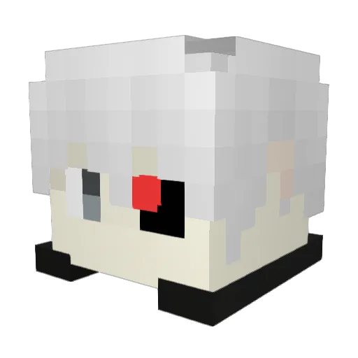 bestkill123 Minecraft avatar head, 3D render