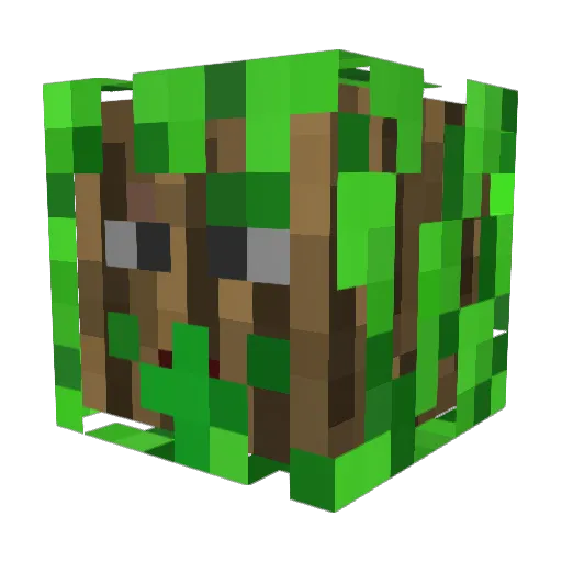 bestlaf Minecraft avatar head, 3D render
