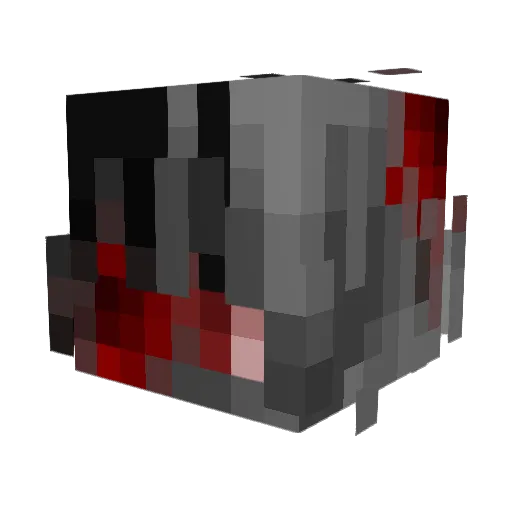 bestlicker Minecraft avatar head, 3D render