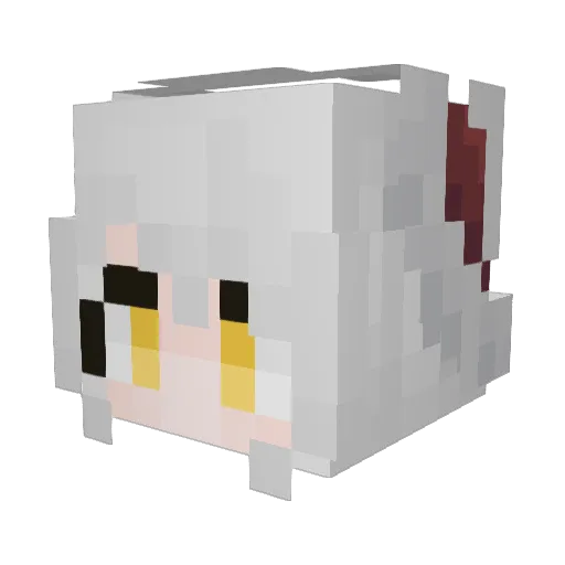 bestofeverything Minecraft avatar head, 3D render