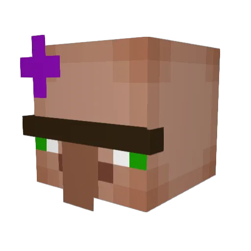 bestpvpdrxp Minecraft avatar head, 3D render