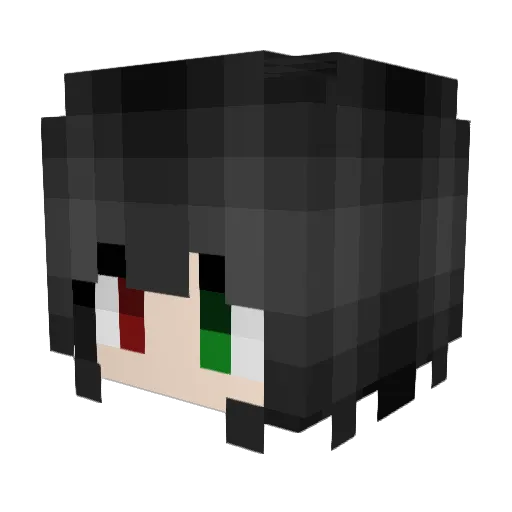 bestpvper Minecraft avatar head, 3D render