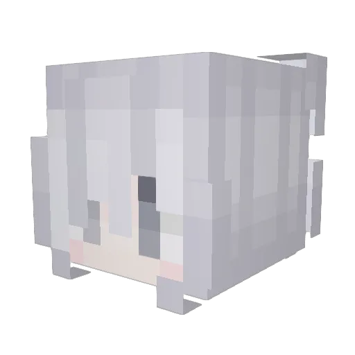 besweet2me Minecraft avatar head, 3D render
