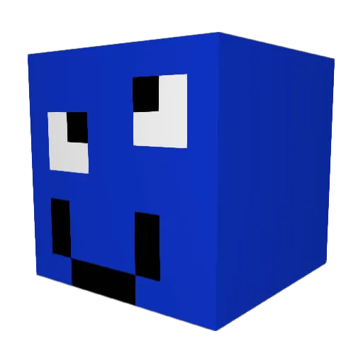 beta2267 Minecraft avatar head, 3D render