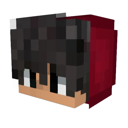 betax26 Minecraft avatar head, 3D render