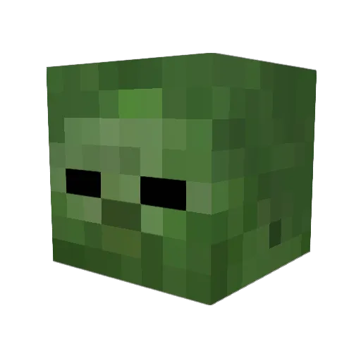 betelmire Minecraft avatar head, 3D render