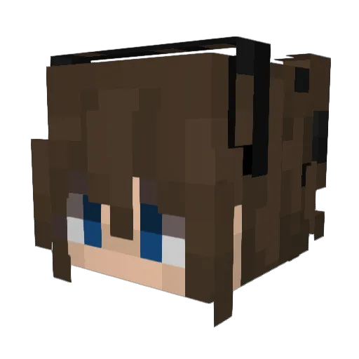 beter68 Minecraft avatar head, 3D render