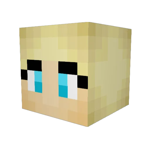 bethahknee22 Minecraft avatar head, 3D render