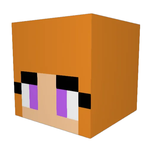 bethanj48 Minecraft avatar head, 3D render