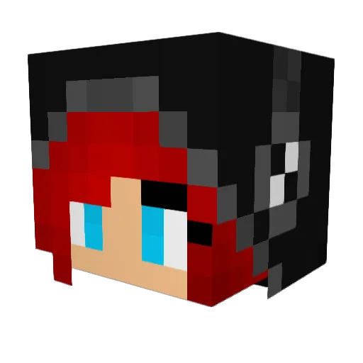 bethhicks123 Minecraft avatar head, 3D render