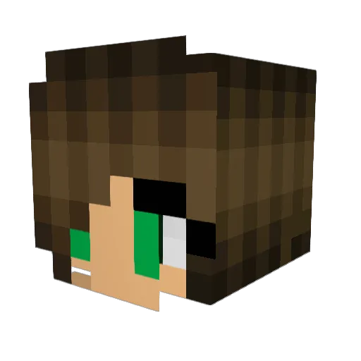 betholomule Minecraft avatar head, 3D render