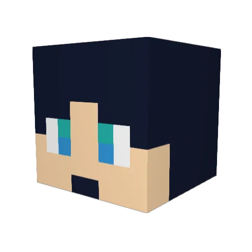 bethyrose55 Minecraft avatar head, 3D render